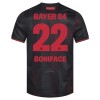 Maillot de Supporter Bayer 04 Leverkusen Victor Boniface 22 Domicile 2025-26 Pour Homme